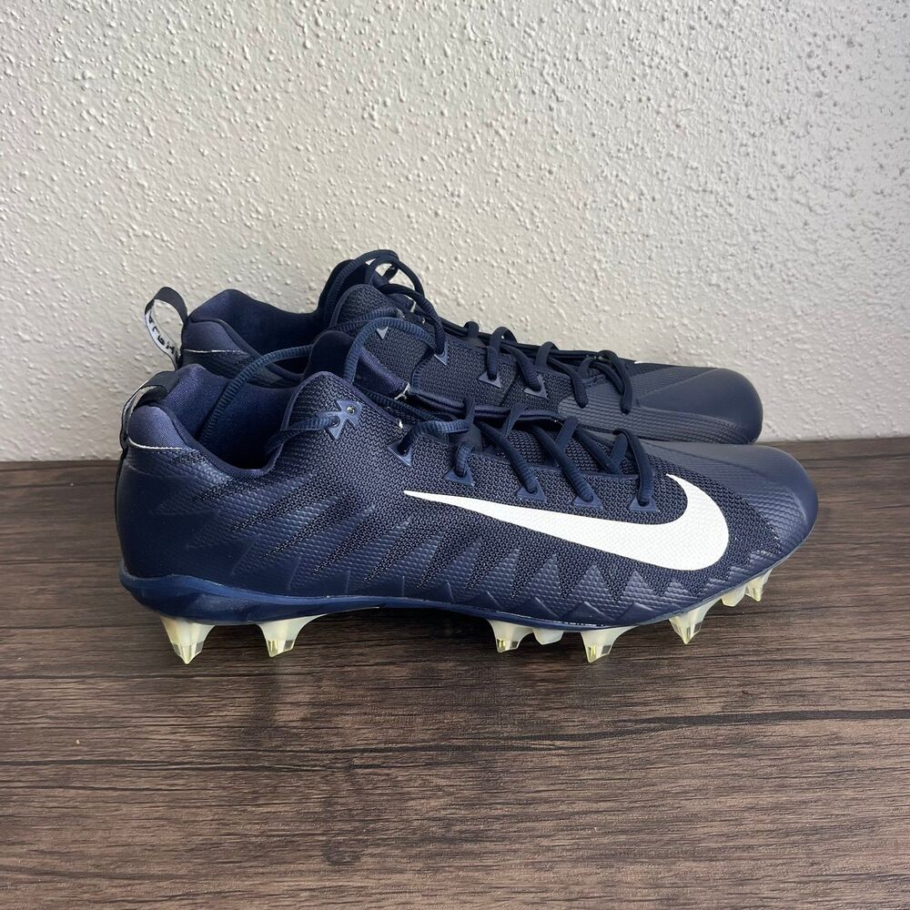 NEW Nike Alpha Menace Pro Low TD College Navy White Football Cleats Men’s 15 - Picture 3 of 10